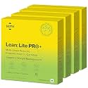 SETU Lean Lite Pro+ Gut Health Powder|Supergut Powder With Probiotics + L-Carnitine|Prebiotic &amp; Probiotic Supplement|Helps Convert Fat Into Energy|Boosts Metabolism &amp; Digestion,4 Count,60 Servings