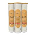 Setu Vitamin C: Fizz - 45 Effervescent Tablets (Pack of 3) | Amla Extract and Zinc, Boost Immunity, Skin | Orange Flavour