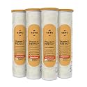 Setu Vitamin C: Fizz - 60 Effervescent Tablets (Pack of 4) | Amla Extract and Zinc, Boost Immunity, Skin | Orange Flavour