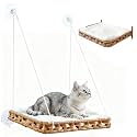 SETVSON Cat Window Perch 2-in-1 Cat Window Hammock Bed, Wall Shelves