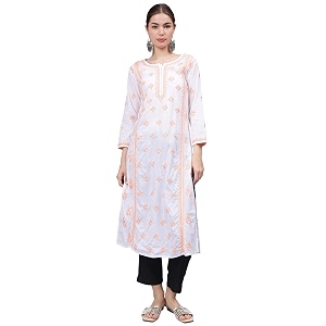 Seva Chikan Hand Embroidered Lucknowi Chikankari Cotton