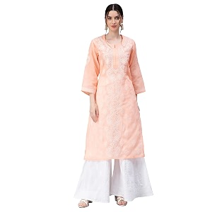 Seva Chikan Women Tunic Shirt
