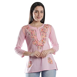 Seva Chikan Hand Embroidered Lucknowi Chikankari Cotton