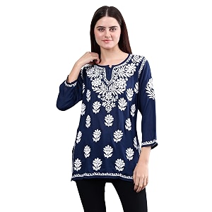 Seva Chikan Hand Embroidered Lucknowi Chikankari Modal