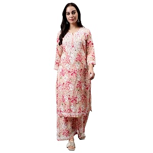 Seva Chikan Hand Embroidered Lucknowi Chikankari Mal