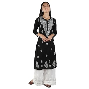 Seva Chikan Hand Embroidered Lucknowi Chikankari Cotton