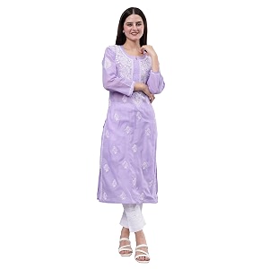 Seva Chikan Hand Embroidered Lucknowi Chikankari Cotton
