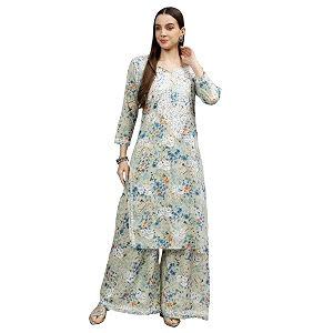 Seva Chikan Hand Embroidered Lucknowi Chikankari Mal