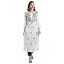 Seva Chikan Hand Embroidered Lucknowi Chikankari Regular