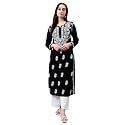 Seva Chikan Hand Embroidered Lucknowi Chikankari Rayon