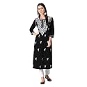 Seva Chikan Hand Embroidered Lucknowi Chikankari Regular