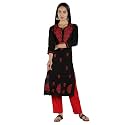 Seva Chikan Hand Embroidered Lucknowi Chikankari Cotton