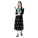 Seva Chikan Hand Embroidered Lucknowi Chikankari Regular