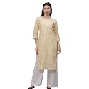 Seva Chikan Hand Embroidered Lucknowi Chikankari Appricoat