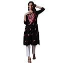 Seva Chikan Hand Embroidered Lucknowi Chikankari Regular
