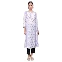 Seva Chikan Hand Embroidered Lucknowi Chikankari Cotton