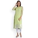 Seva Chikan Hand Embroidered Lucknowi Chikankari Georgette