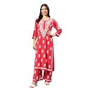 Seva Chikan Hand Embroidered Lucknowi Chikankari Rayon