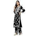 Seva Chikan Hand Embroidered Lucknowi Chikankari Rayon
