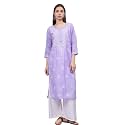 Seva Chikan Hand Embroidered Lucknowi Chikankari Appricoat