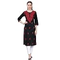 Seva Chikan Hand Embroidered Lucknowi Chikankari Regular