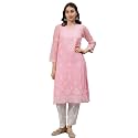 Seva Chikan Hand Embroidered Lucknowi Chikankari Georgette