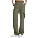 SEVEGO Tall Women's 32/34/36 Inseam Cargo Pants Straight Leg Casual Relaxed Work Trousers Streetwear Y2K 6 Pockets Chinos