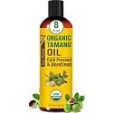 Seven Minerals USDA Organic Tamanu Oil - Big 8oz (240ml) - Cold Pressed & 100% Pure Tamanu Organic for Skin, Face, Hair, & Nails - GMO & Hexane Free Nutrient Dense Carrier Oil that Absorbs Easily