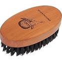Seven Potions Beard Brush For Men With 100% First Cut Boar Bristles. Made in Pear Wood With Firm Bristles To Tame and Soften Your Facial Hair