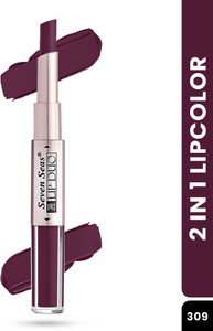seven seas lip duo 2in1 lipstick full coverage comfortable lightweight lip colors castro 4 ml