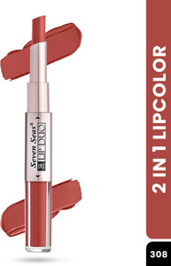 seven seas lip duo 2in1 lipstick full coverage comfortable lightweight lip colors