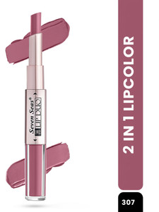 seven seas lip duo 2in1 lipstick full coverage comfortable lightweight lip colors rose 4 ml
