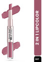 Seven Seas Lip Duo 2in1 Lipstick Full Coverage Comfortable Lightweight Lip Colors (Rose, 4 ml)