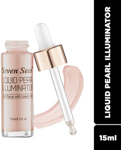 seven seas illuminator liquid pearl 3d facial highlighter water  smudge-proof highlighter 15 ml manhattan