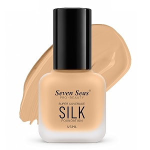 Seven Seas Super Coverage Silk Foundation 45ml