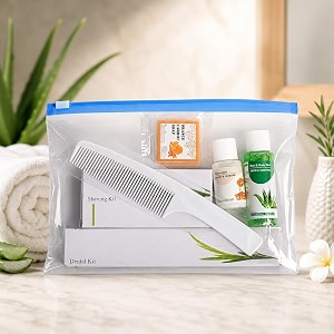sevenhills 15 sets wedding amp hotel guest morning kit  934x634 zip pouch with dental kit shaving kit soap 2-in-1 hair amp body wash 30ml moisturizer 20ml comb  travel toiletry kit for hotels airbnb marriage guests