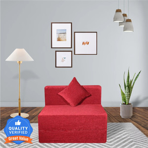 seventh heaven 1 seater 63 chenille molfino fabric sofa bed with 1 cushion 1 seater single foam fold out sofa cum bed