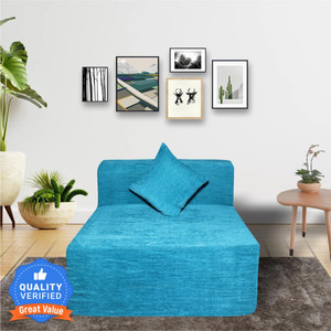 seventh heaven 1 seater 63 chenille molfino fabric sofa bed with 1 cushion 1 seater single foam fold out sofa cum bed