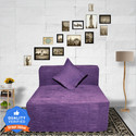 Seventh Heaven 6*3 Chenille Molfino Fabric with 1 Cushion 1 Seater Single Foam Fold Out Sofa Cum Bed
