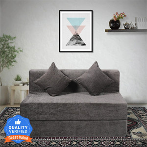 seventh heaven 2 seater 46 chenille molfino washable fabric with 2 cushions 2 seater double foam fold out sofa cum bed