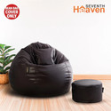 Seventh Heaven 4XL Tear Drop Bean Bag Cover  (Without Beans)