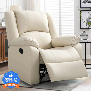 seventh heaven leatherette manual recliner