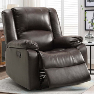 seventh heaven leatherette manual recliner