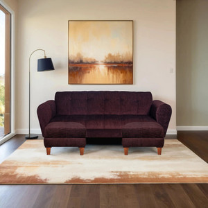 seventh heaven milan 5 seater sofa with 2 ottoman chenille molfino fabric 1 year warranty fabric 5 seater  sofa