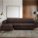 Seventh Heaven Milan 6 Seater Sofa, Extra Spacious, Chenille Molfino Fabric: 1 Year Warranty Fabric 6 Seater  Sofa