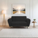 Seventh Heaven Milan Icon 2 Seater Sofa, Extra Spacious, Plush Suede Fabric 2 Seater  Sofa