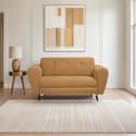 Seventh Heaven Milan Icon 2 Seater Sofa, Extra Spacious, Plush Suede Fabric 2 Seater  Sofa
