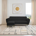 Seventh Heaven Milan Icon 4 Seater Sofa, Extra Spacious, Plush Suede Fabric 4 Seater  Sofa