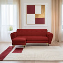 Seventh Heaven Milan Icon 4 Seater Sofa, Extra Spacious, Plush Suede Fabric 4 Seater  Sofa
