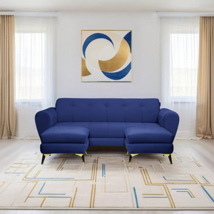 seventh heaven milan icon 5 seater sofa  plush suede fabric fabric 5 seater  sofa
